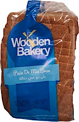 Wooden Bakery Pain De Mie Bran 400 g