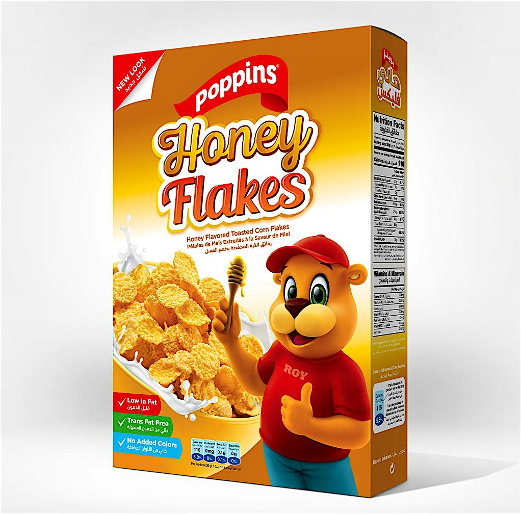 Poppins Honey Flakes 500 g