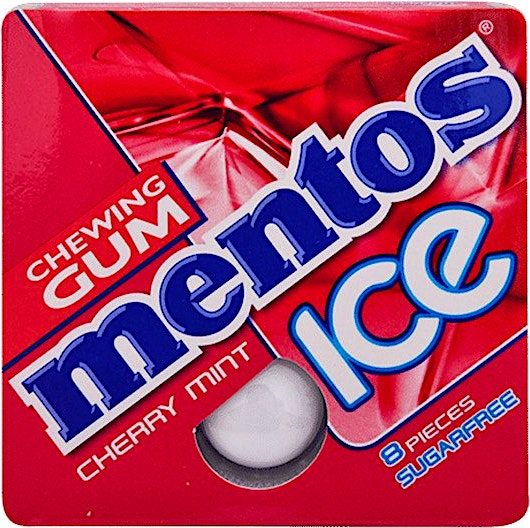 Mentos Chewing Gum Cherrymint 8's