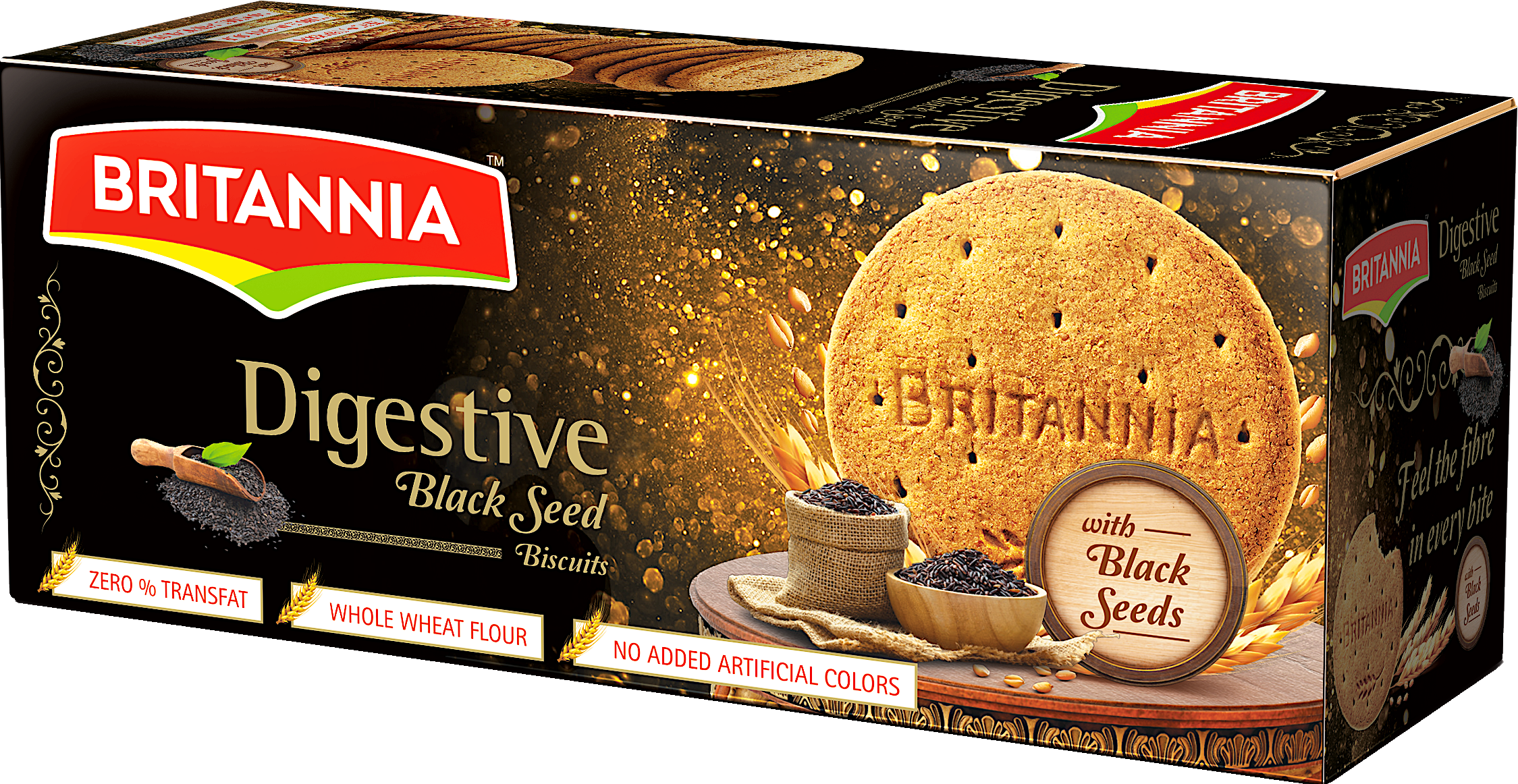 Britannia Black Seed Digestive 350 g