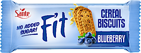 Sante Fit Cereal Biscuit Blueberry 50 g