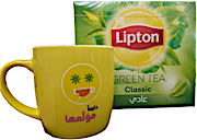 Lipton Clear Green Tea 100's + Free Mug