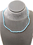 Blue Glass Necklace 1's