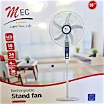 Rechargeable 24 Speed Stand Fan 18" + USB Mobile Charger