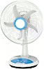 Rechargeable 3 Speed Table Fan 14" + USB Mobile Charger