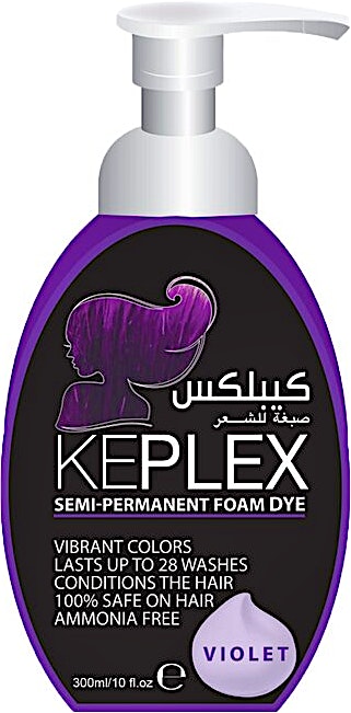 Keplex Crazy Violet Color Foam Toner Semi-Permanent 300 ml