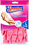 Spontex Sensitive Gloves Large 2's