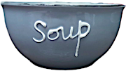 Bowl Soup Grey Color 1's