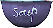 Bowl Soup Purple Color 1's