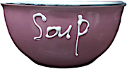 Bowl Soup Fuschia Color 1's