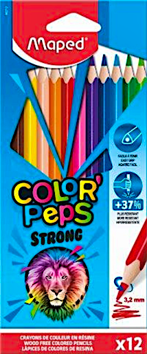 Maped Triangle Color Pencils Strong 12's