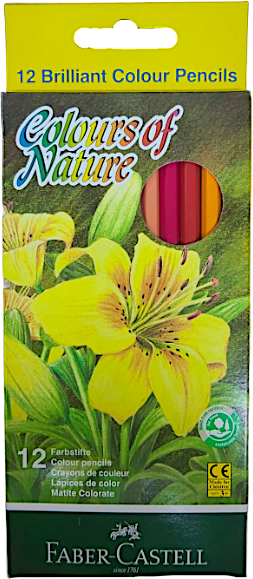 Faber-Castle Color Pencils Yellow Flower 12's