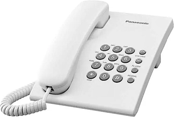 Panasonic Corded Telephone White 1's