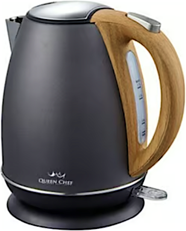 Queen Chef Wood Handle Electric Kettle 1.7 L/1850 W