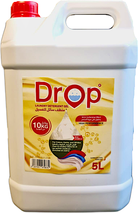 Drop Laundry Detergent Gel Yellow 5 L