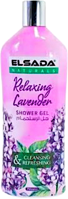 Elsada Relaxing Lavender Shower Gel 750 ml