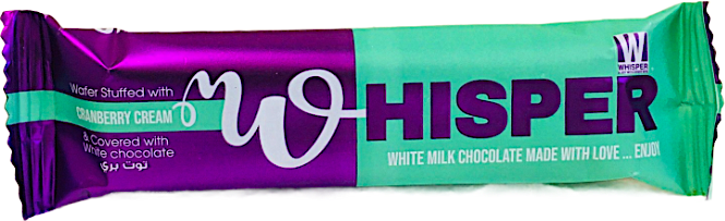 Whisper White Milk Chocolate Wafer 40 g