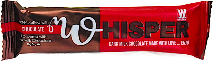 Whisper Dark Milk Chocolate Wafer 40 g