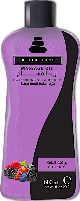 Black Stone Massage Oil Berry 600 ml