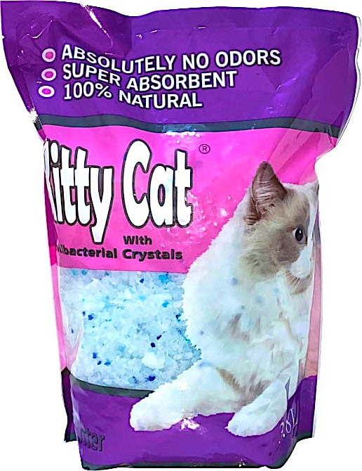 Kitty Cat With Bacterial Crystal Litter 3.8 L