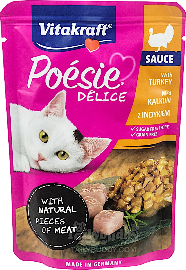 Vitakraft Cat Food Delice With Turkey Sauce 85 g