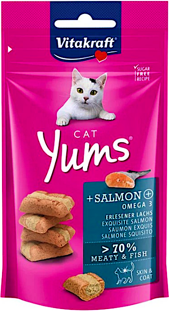 Vitakraft Cat Yums Salmon Flavour 40 g
