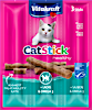 Vitakraft Cat Stick Mini With Salmon Sticks 3's