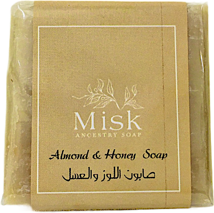 Misk Almond & Honey Handmade Soap 80 g