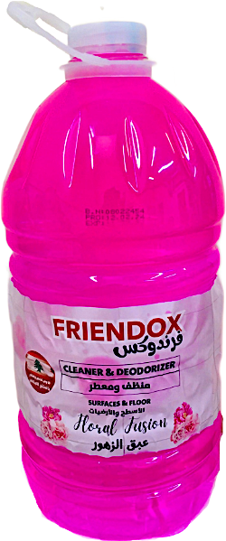 Friendox Surface & Floor Cleaner & Deodorizer Floral Fusion 4.75 L