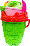 Green Small Sea  Bucket + Sprinkler Toys