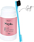 Style Hair Wax Stick 75G + Free Beauty Glam Comb Brush