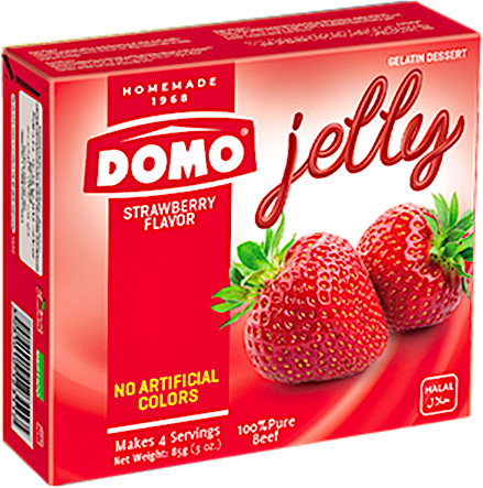 Domo Jelly Strawberry Flavor 85 g