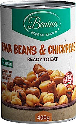 Benina Fava Beans & ChickPeas 400 g