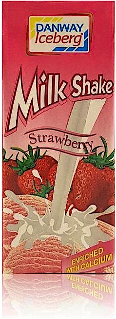 Danish Iceberg Milk Shake Strawberry 180 ml