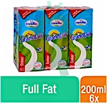 Candia UHT Milk Full Fat 200 ml-Pack Of 6