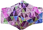 Geometric Purple Adult Washable Mask