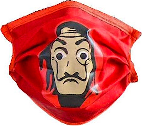 Red Dali Adult Washable Mask