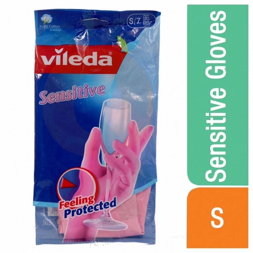 Clickomart Vileda Sensitive Gloves Small