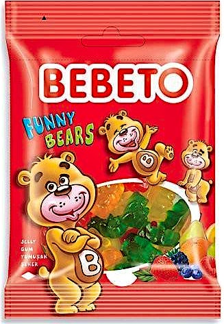 Bebeto Jelly Gum Funny Bears 18 g