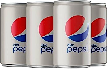 Diet Pepsi Can 150 ml + 35 ml Free - Pack of 6