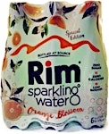 Rim Sparkling Water Orange 0.33 L - Pack of 6