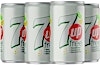 Diet 7up Can 150 ml + 35 ml Free - Pack Of 6